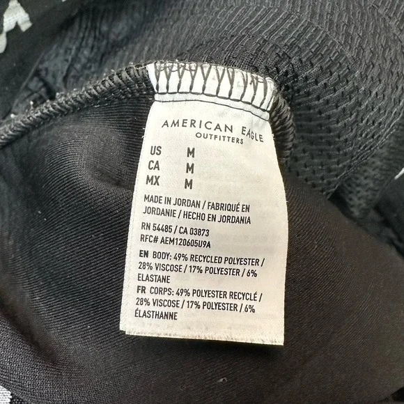 American Eagle Jogger Mens Medium 30X28 Gray Zip Pockets Sweatpants Athleisure - Picture 7 of 10